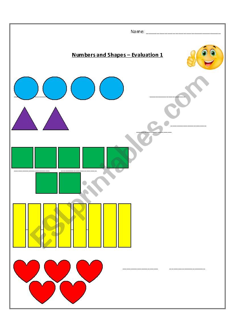 Evaluation_Activity Shapes and Numbers