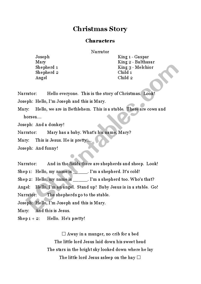 A Christmas Story Play Script Pdf Christmas Decorations
