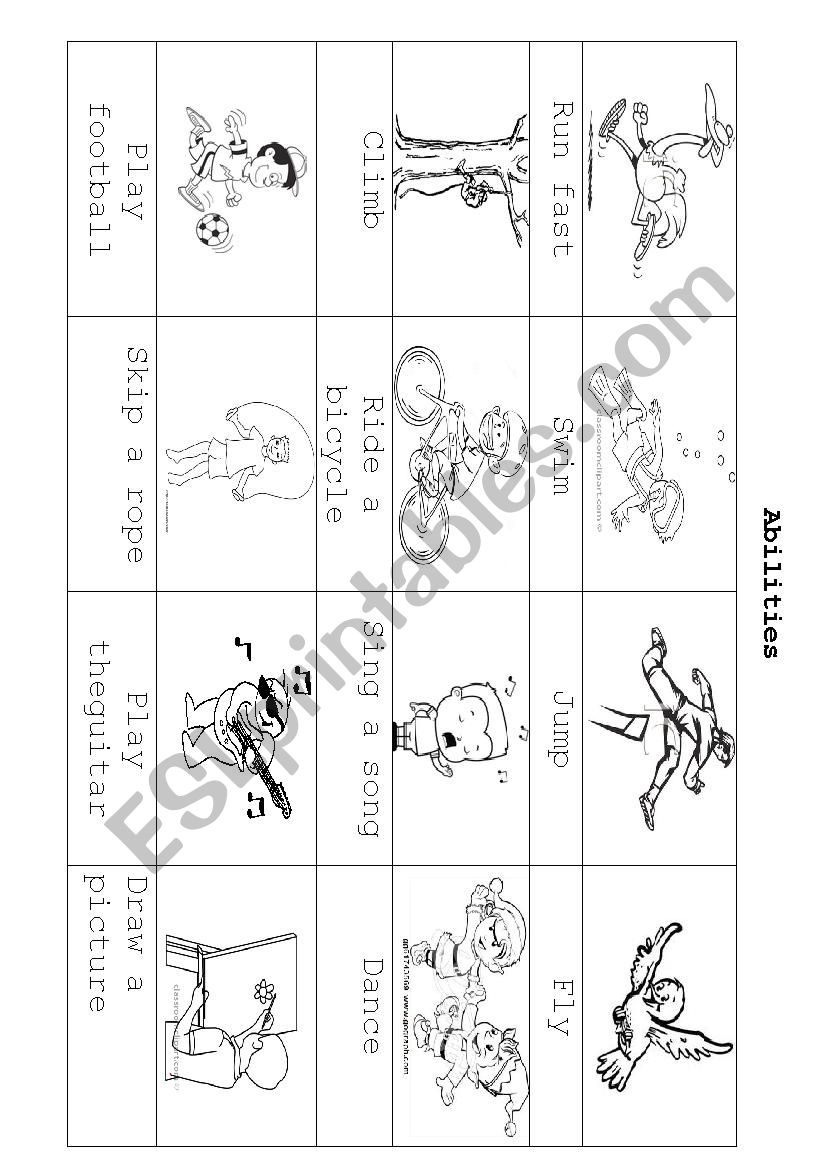 abilities worksheet