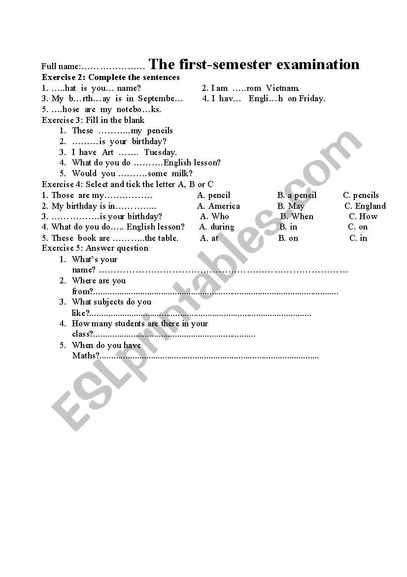 exercise-on-english-grade-3-esl-worksheet-by-thanhngasn