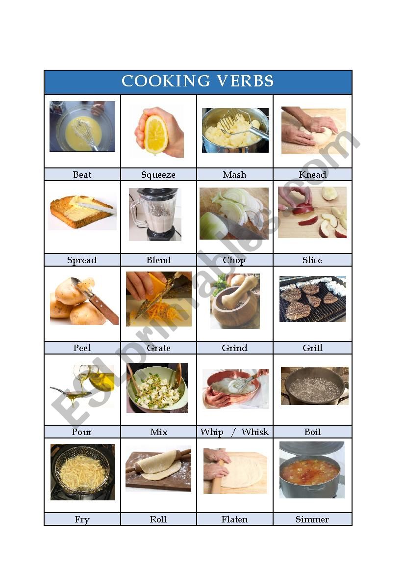 cooking-verbs-worksheets-printable-and-online-worksheets-pack