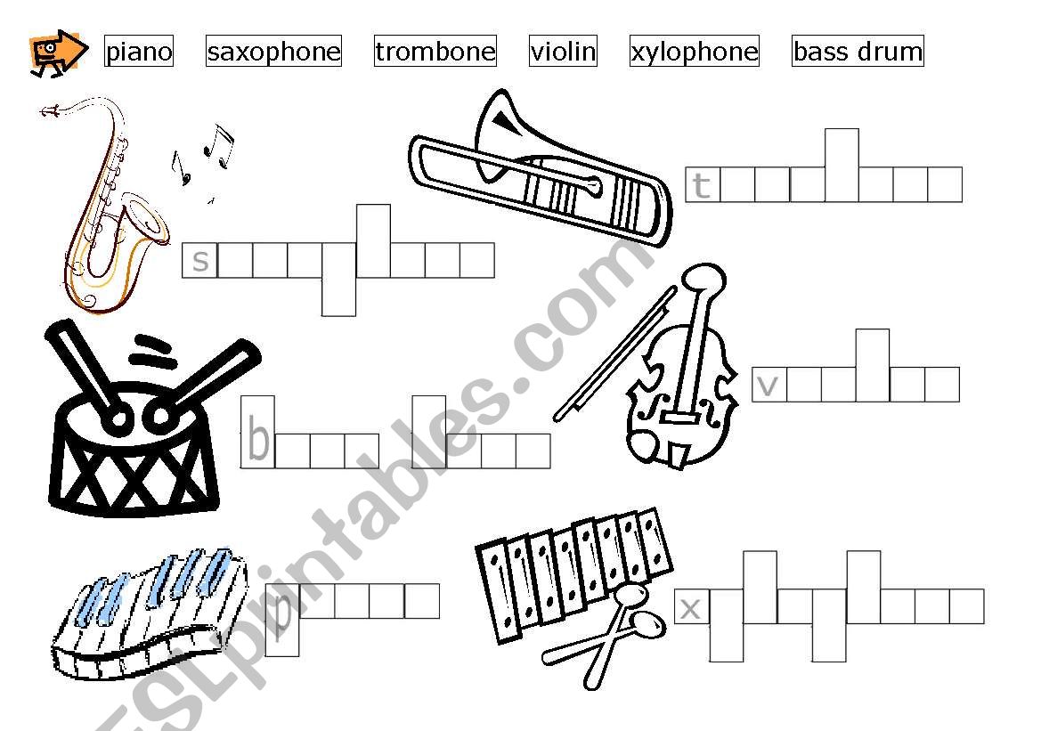 I am the Music Man worksheet