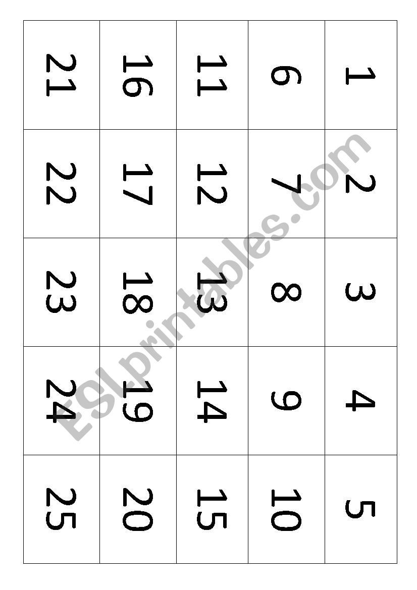 NUMBERS 1-100 CUT&PASTE MATCH&LEARN