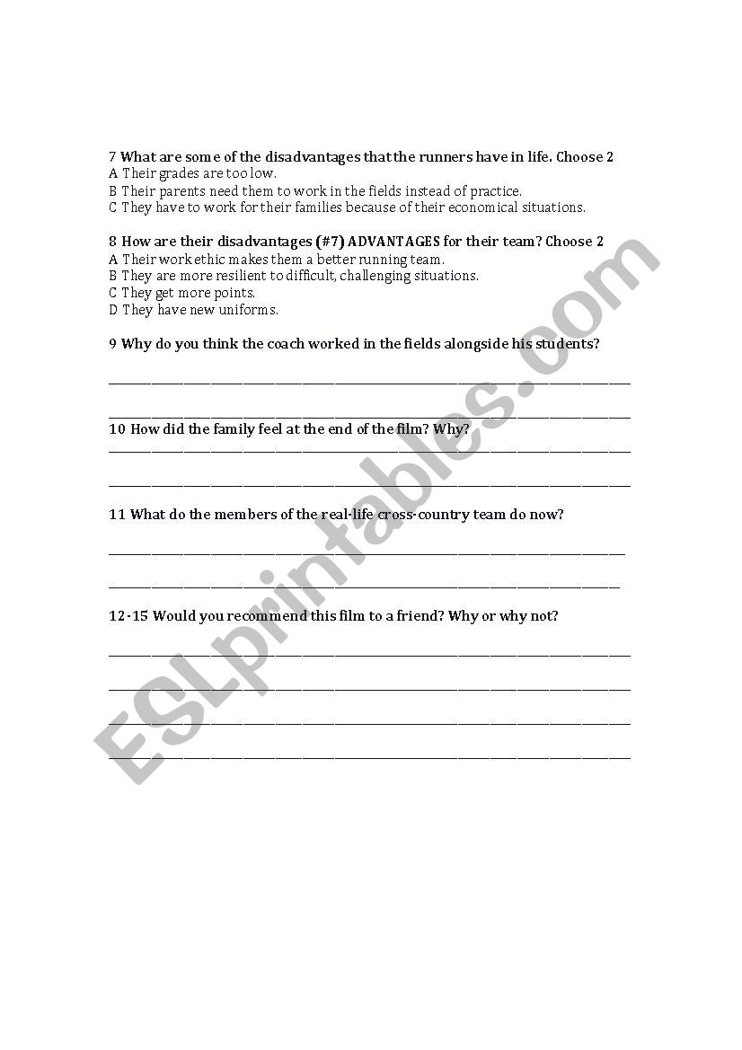 Mcfarland Usa Movie Worksheet Worksheet Ideas Template Mcfarland Usa Movie Worksheet Worksheet Ideas Template