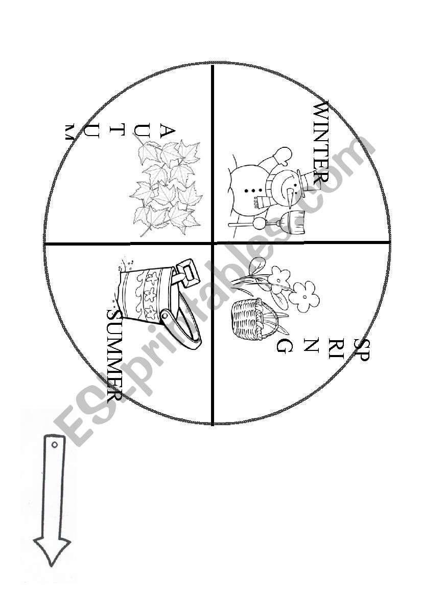 seasons clock worksheet