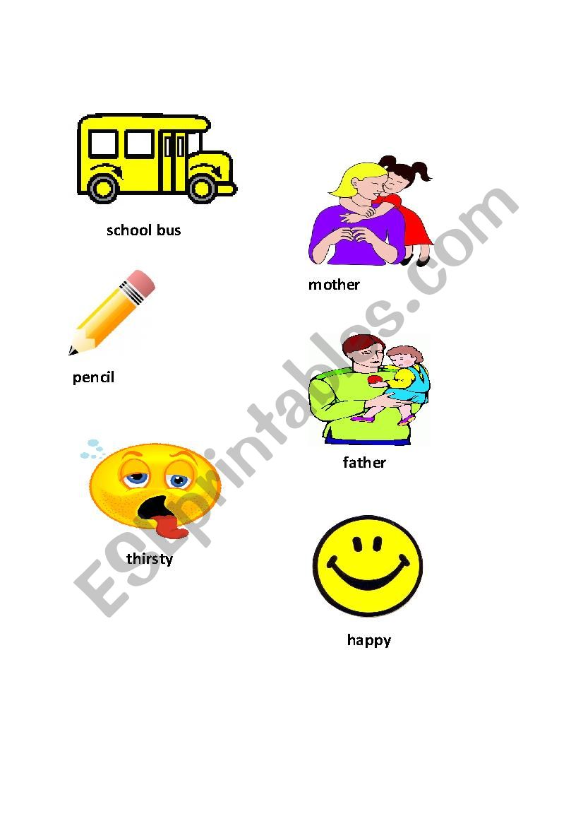 ELL first day in school flashcards to survive