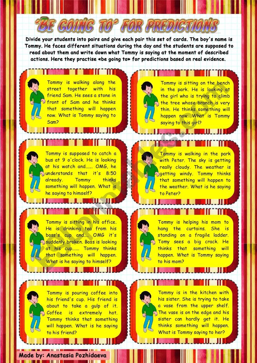 Â´be going toÂ´ for predictions based on real evidence + video