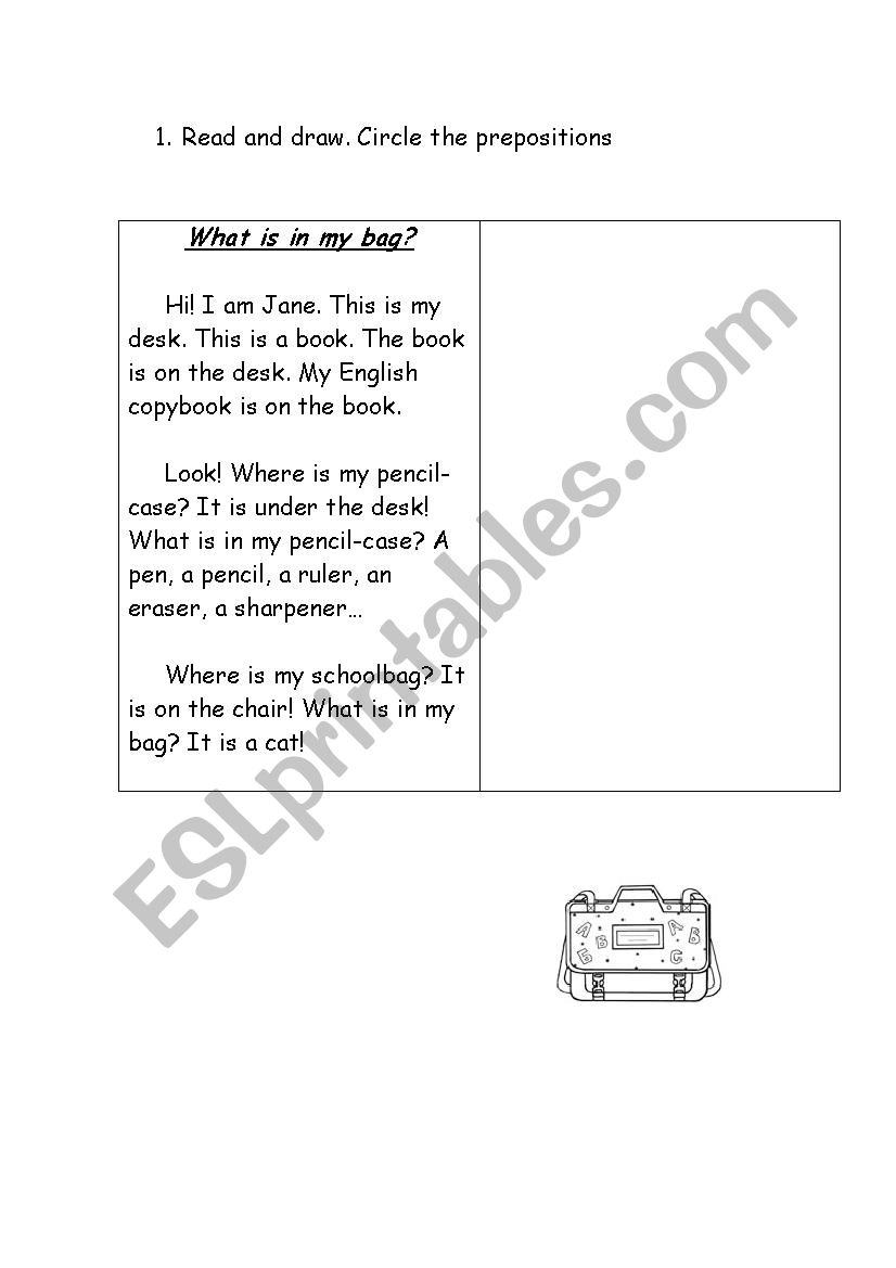 reading for kids worksheet