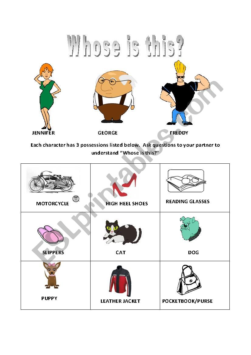 The Possessive S, Saxon Genitive