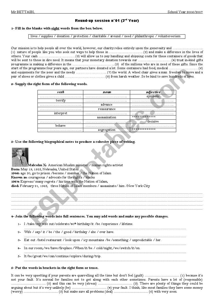 Round-up session nÂ°01 (3rd Year)