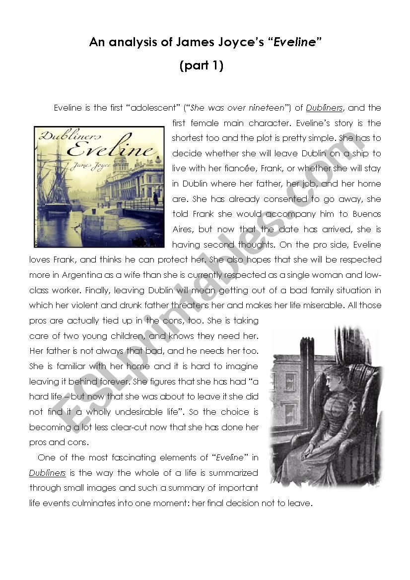 An analysis of James Joyce´s \