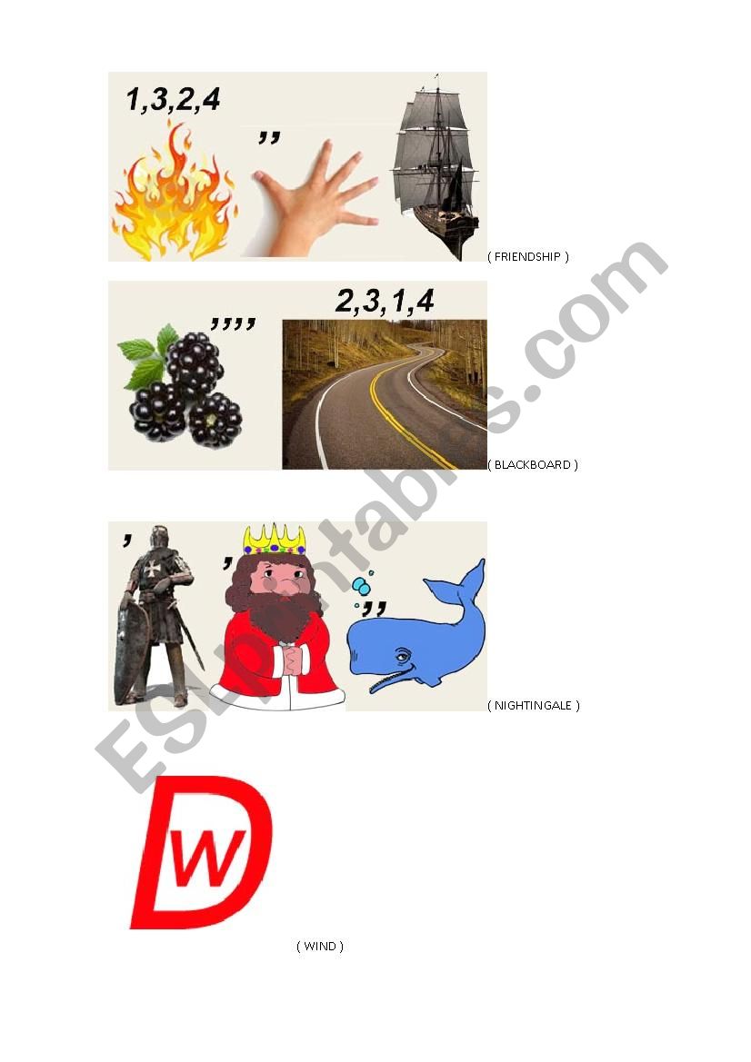 puzzles worksheet