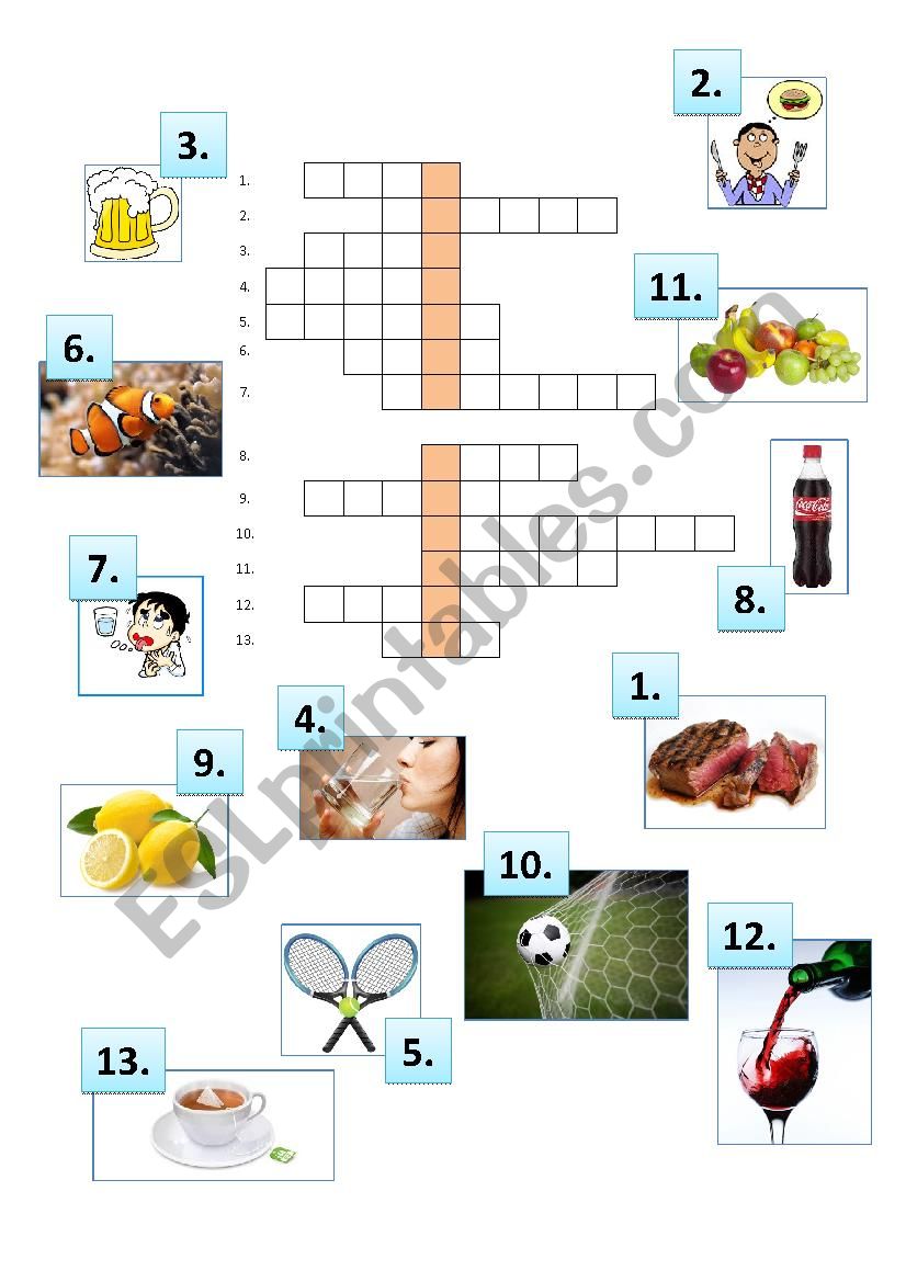 crosswords worksheet