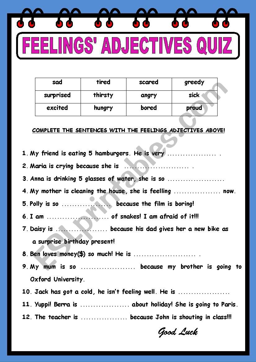 feelings-adjectives-quiz-esl-worksheet-by-burcubayar