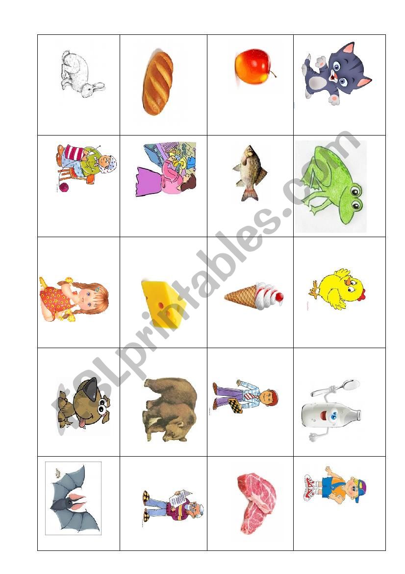 Bingo Game worksheet