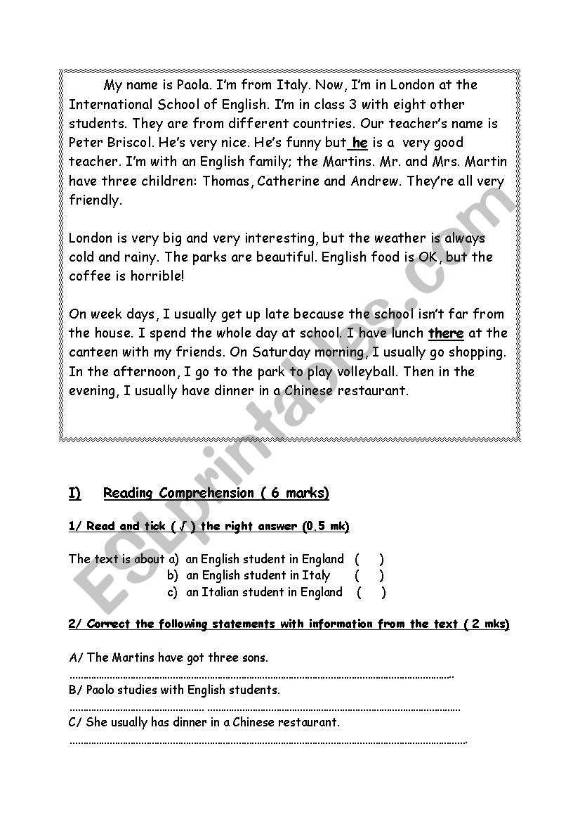 My name is Paola iÂ´m in London