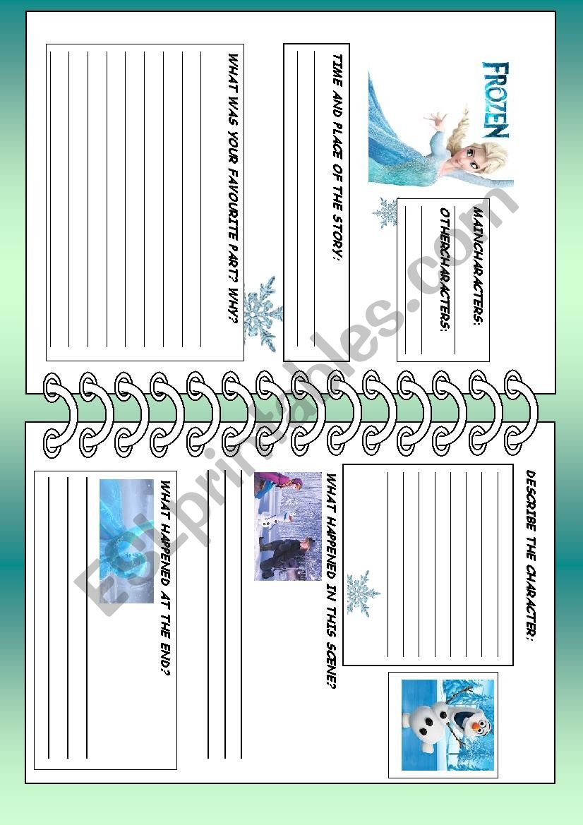 FROZEN worksheet