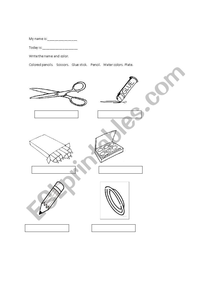 vovabulary worksheet