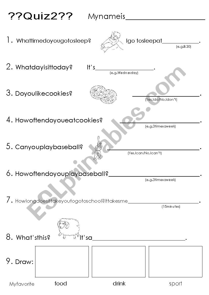 speaking worksheet worksheet