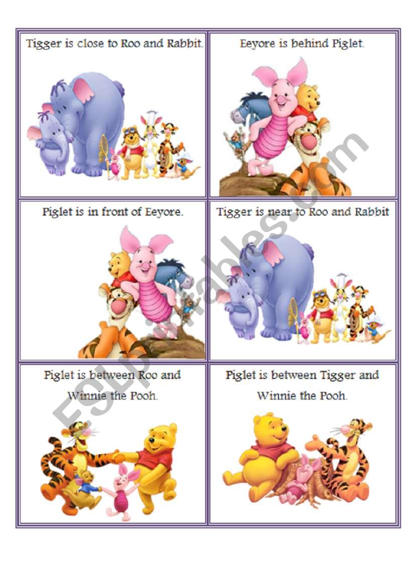 Prepositions with Roo 3 of 3 worksheet