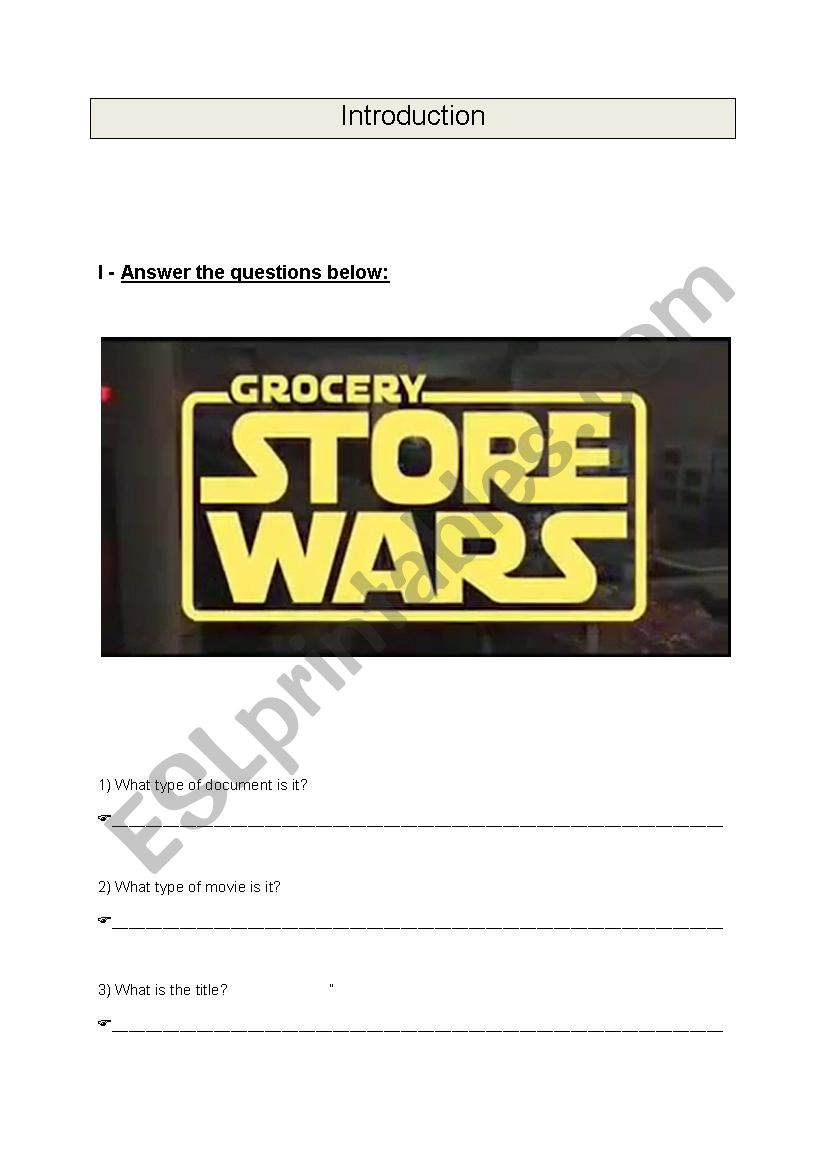 Grocery star wars top