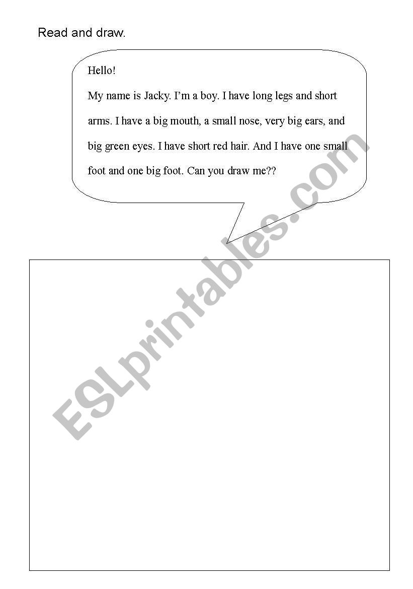 can you draw me? worksheet