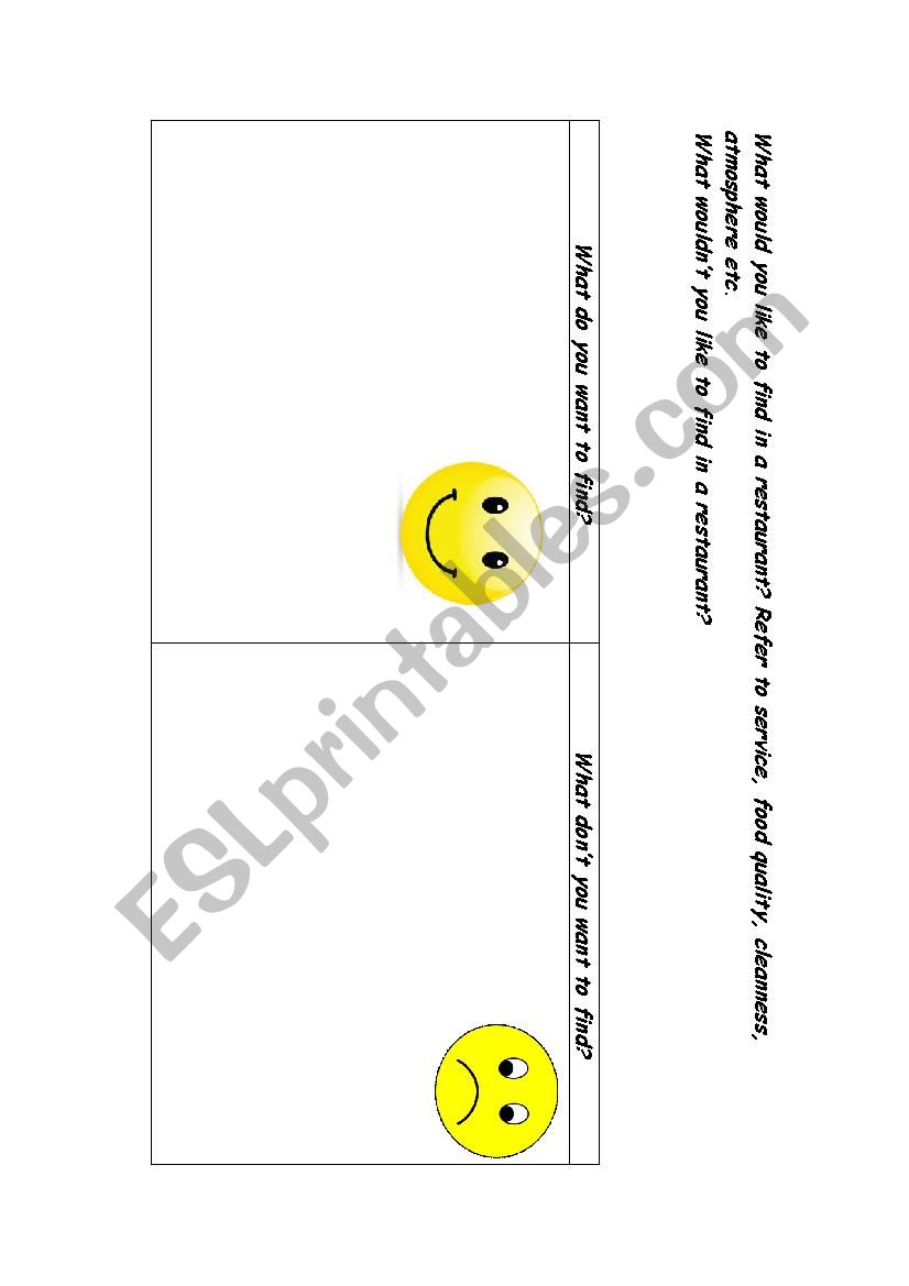 Complaints - lead-in activity worksheet