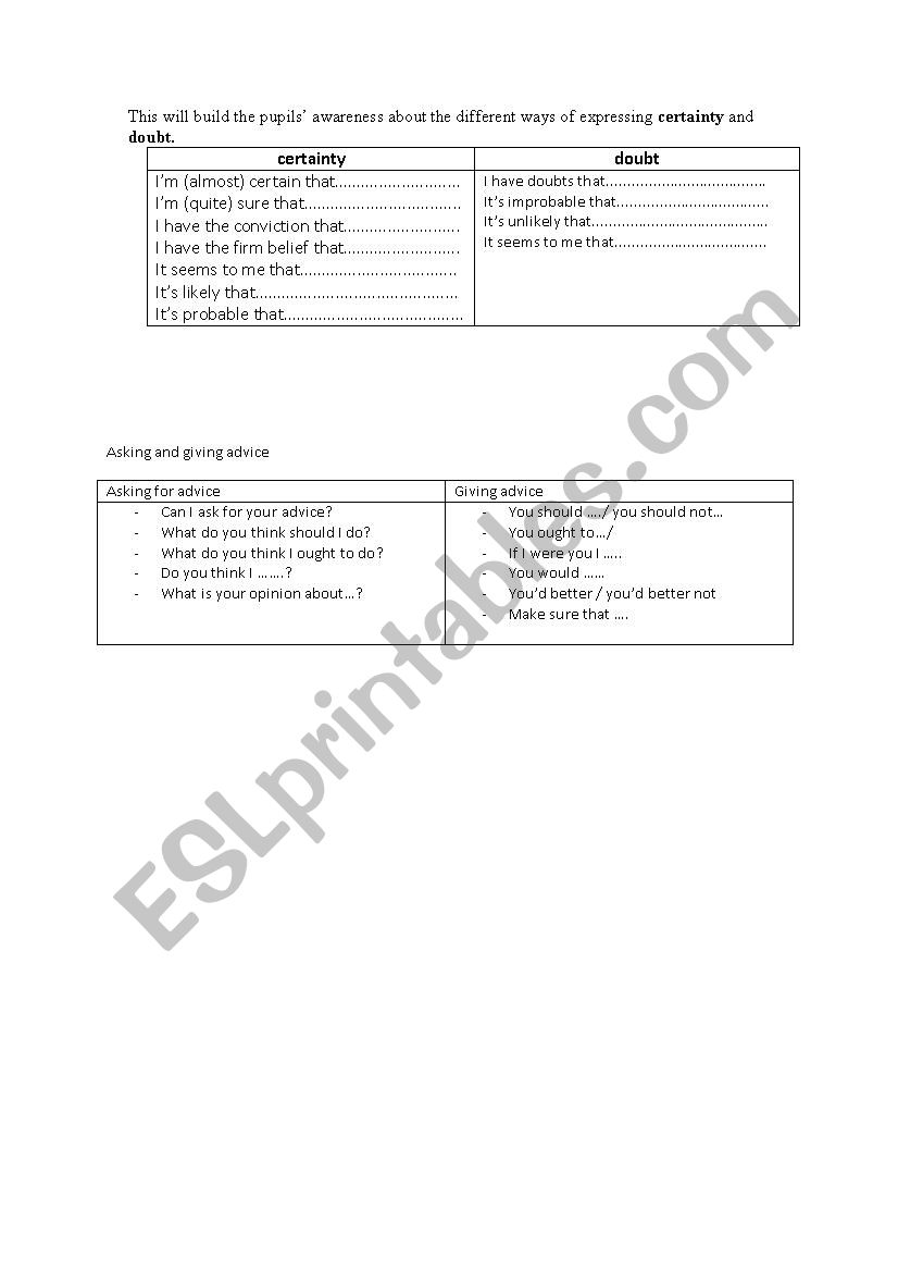 grammar worksheet