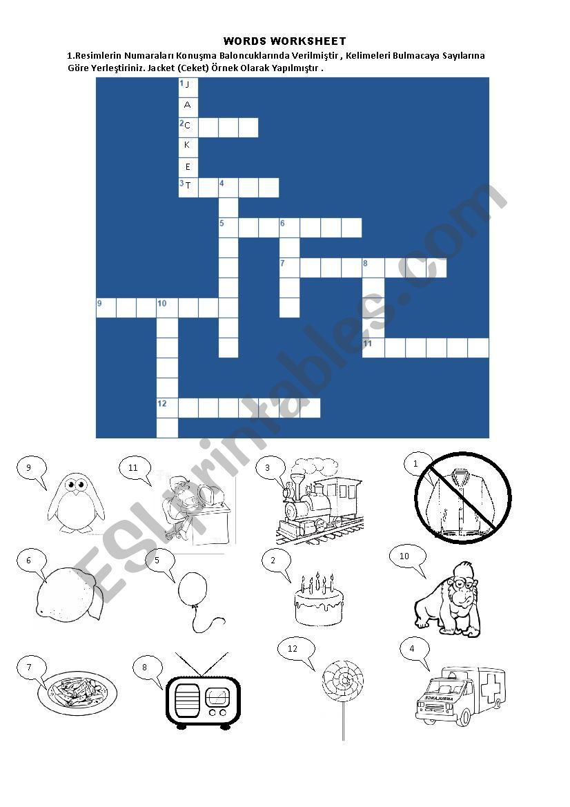 alphabet crossword puzzle worksheet