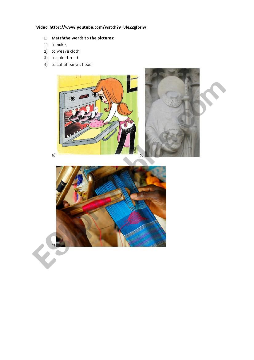 Rumpelstiltsken worksheet