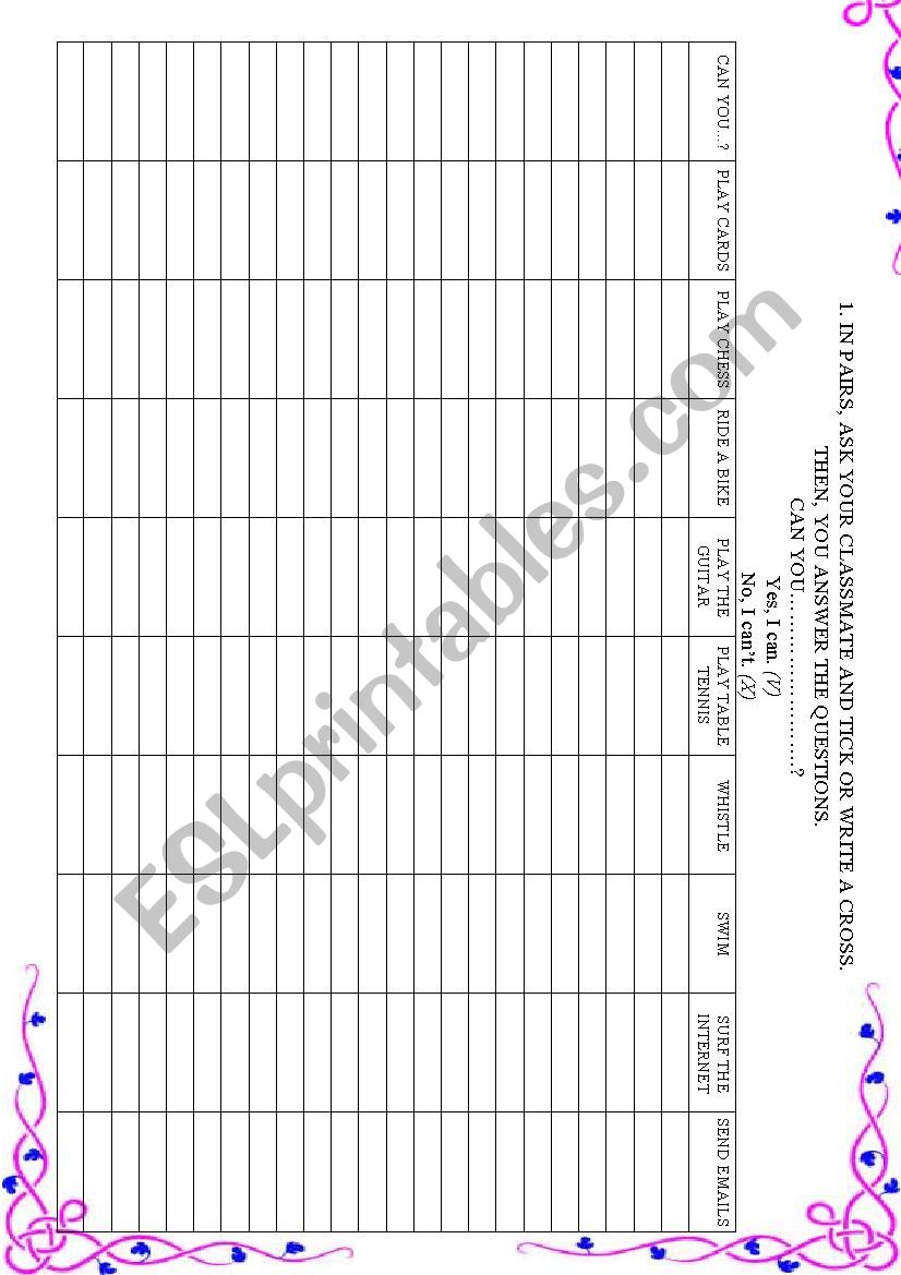 CAN - COMMUNICATIVE APPROACH worksheet