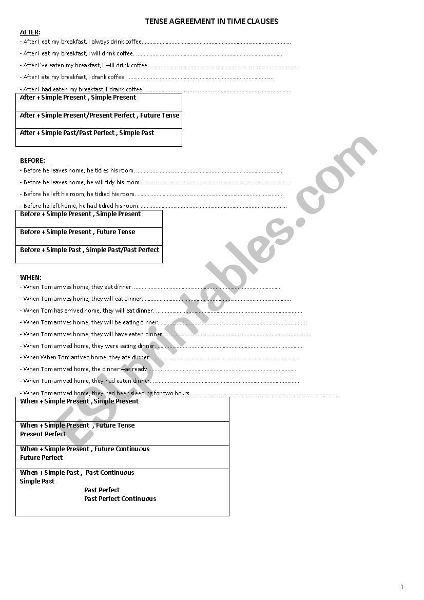 tense-agreement-in-time-clauses-esl-worksheet-by-cevher19