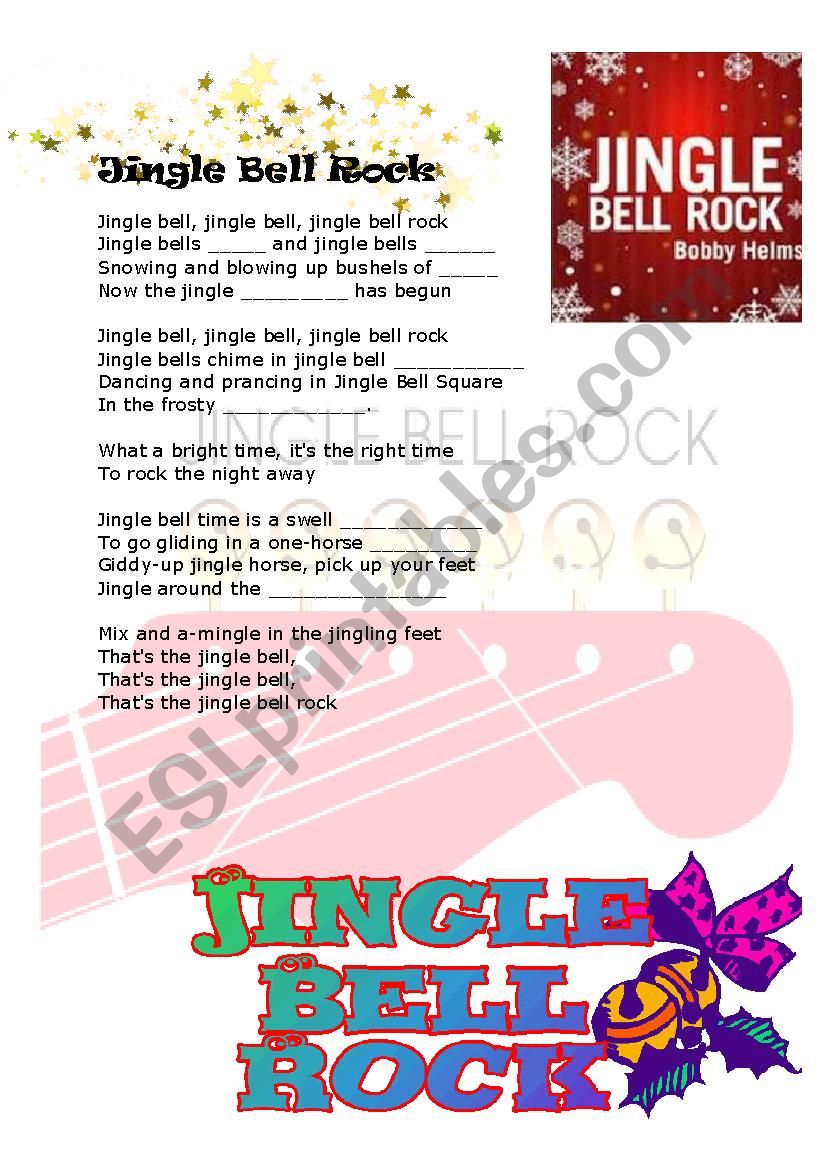 Jingle Bells Rock worksheet