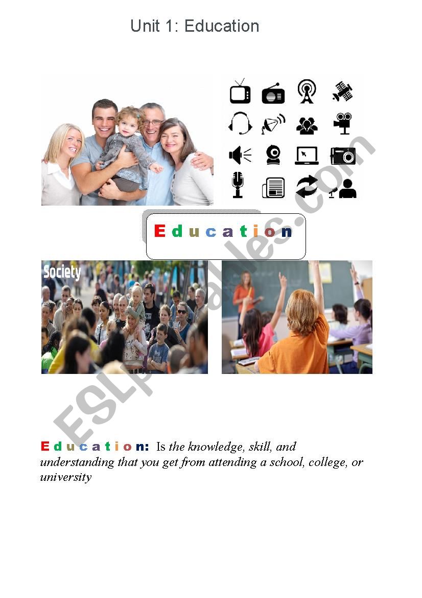 Education worksheet
