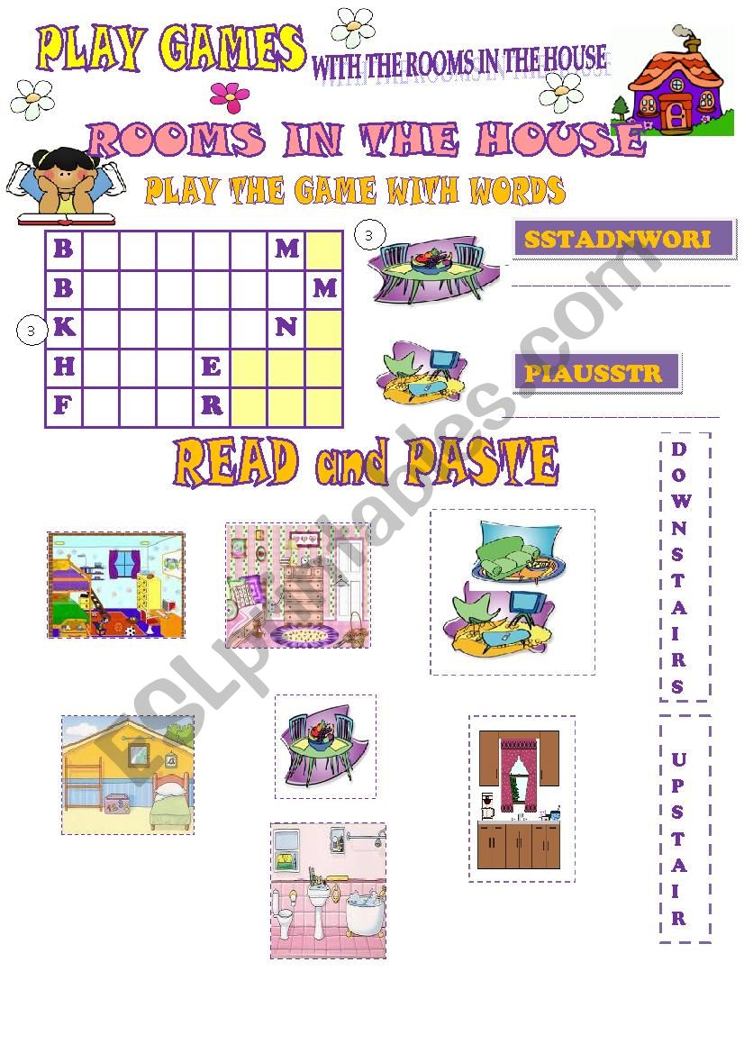 Aly´s house group session  worksheet