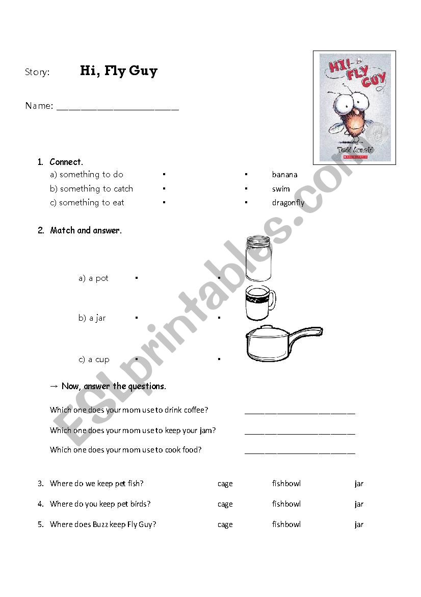 Hi Fly Guy Vocabulary practice