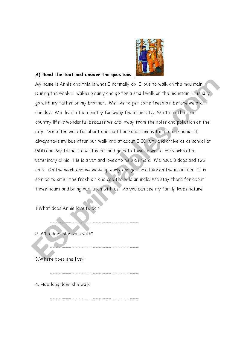 Mixed exercises worksheet