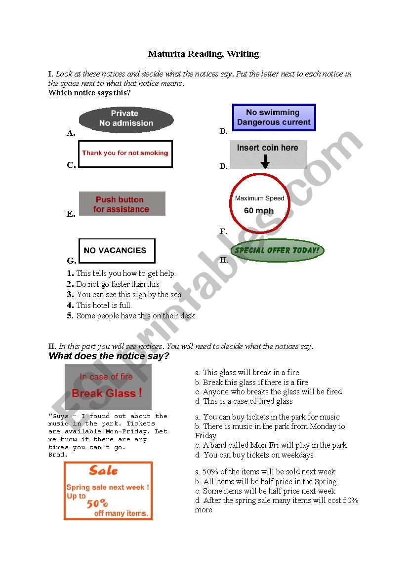 The Western Alphabet worksheet