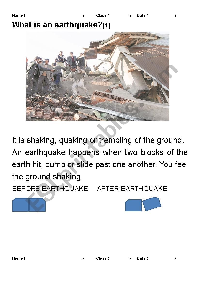 What do you know about earthquakes?