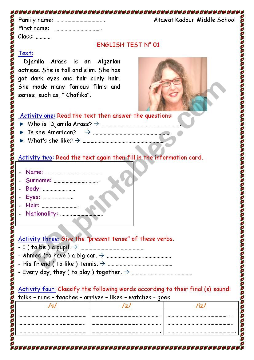2ms test 1 worksheet