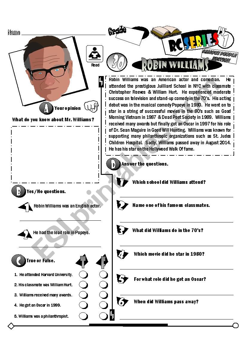RC Series Famous People Edition_30 Robin Williams (Editable + Key included)