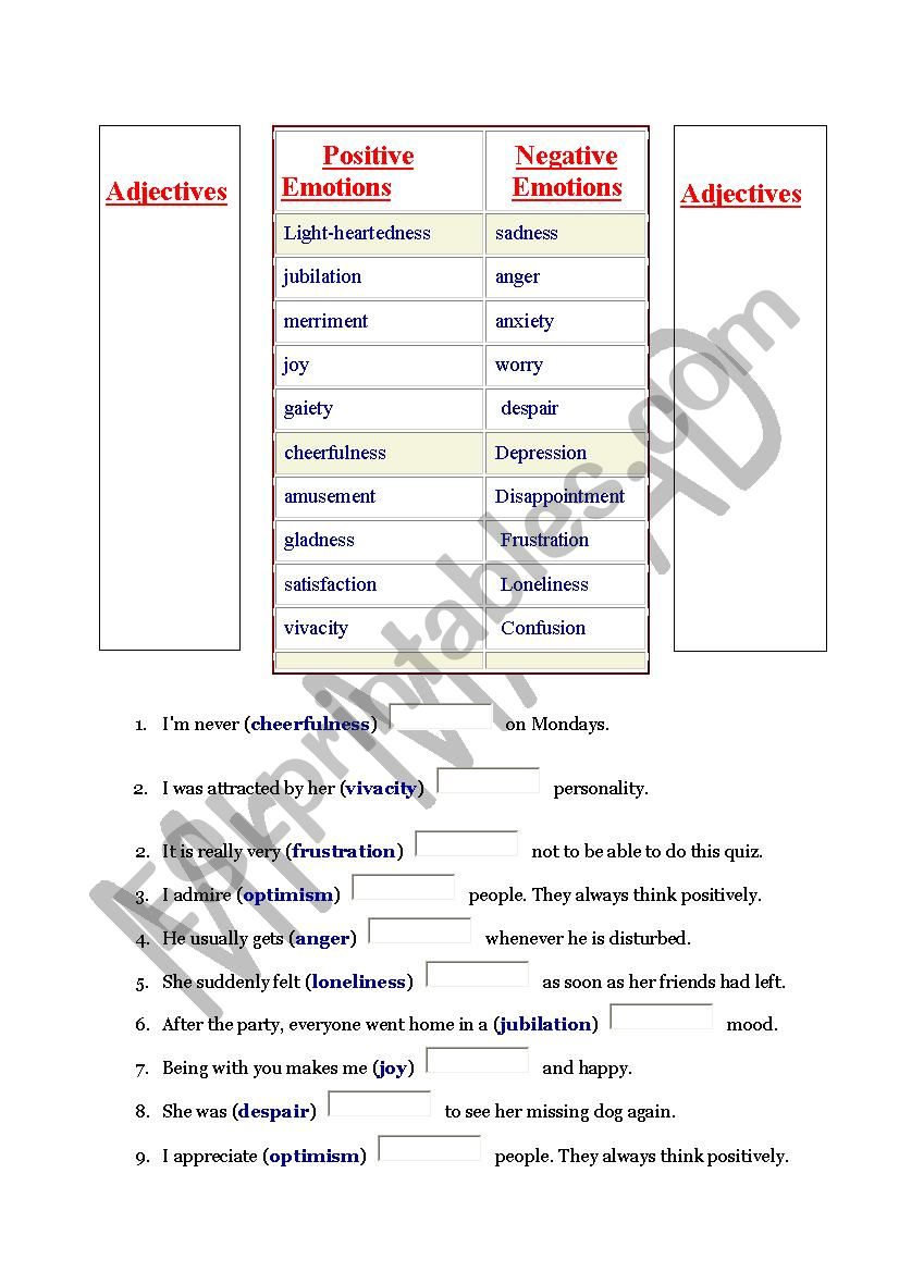 Moroccan bac students worksheet