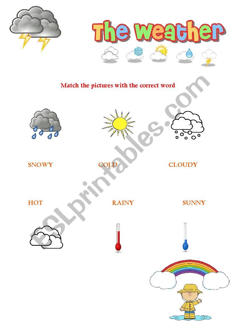 The weather worksheet