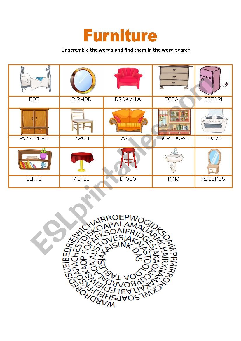 a worssearch activity worksheet