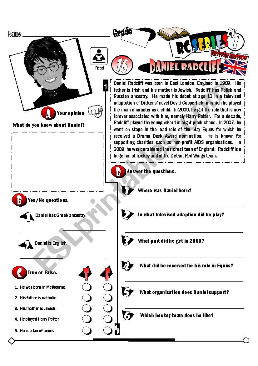 RC Series British Edition_16 Daniel Radcliff (Fully Editable + Key)