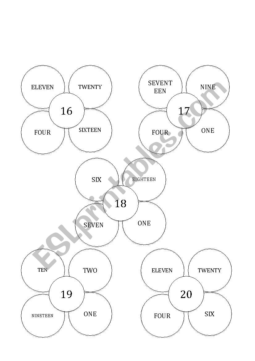 numbers-16-20-esl-worksheet-by-anamagui