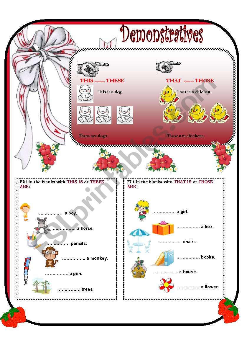 THIS-THESE worksheet