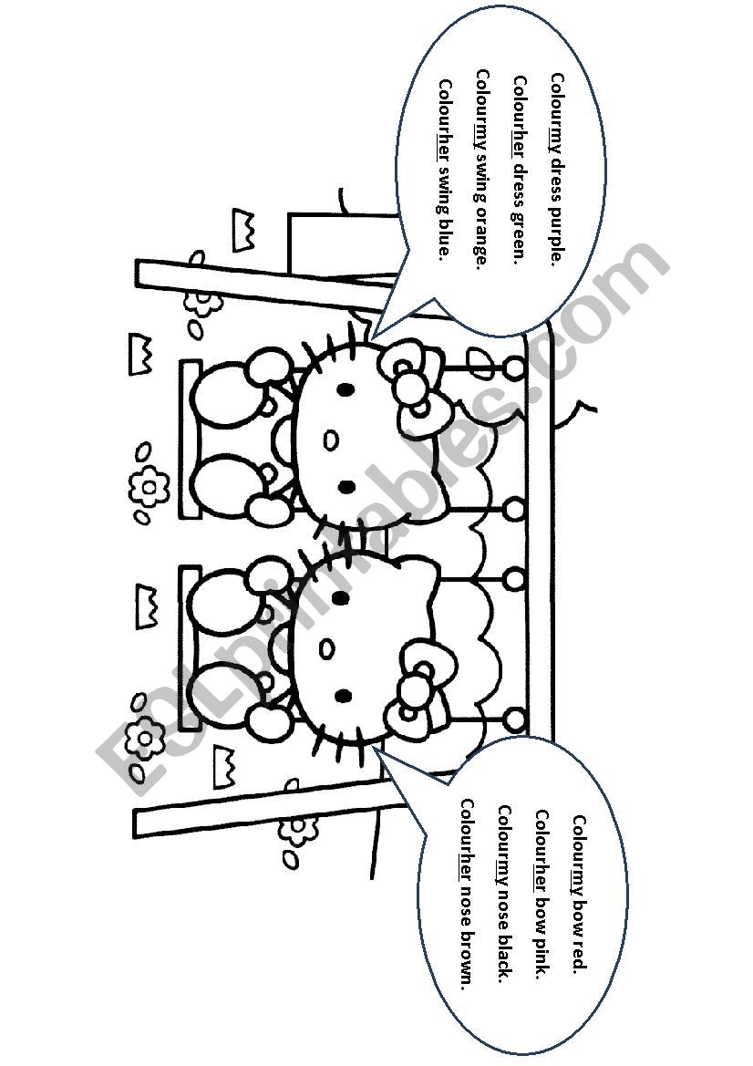 hello kitty_colouring page worksheet