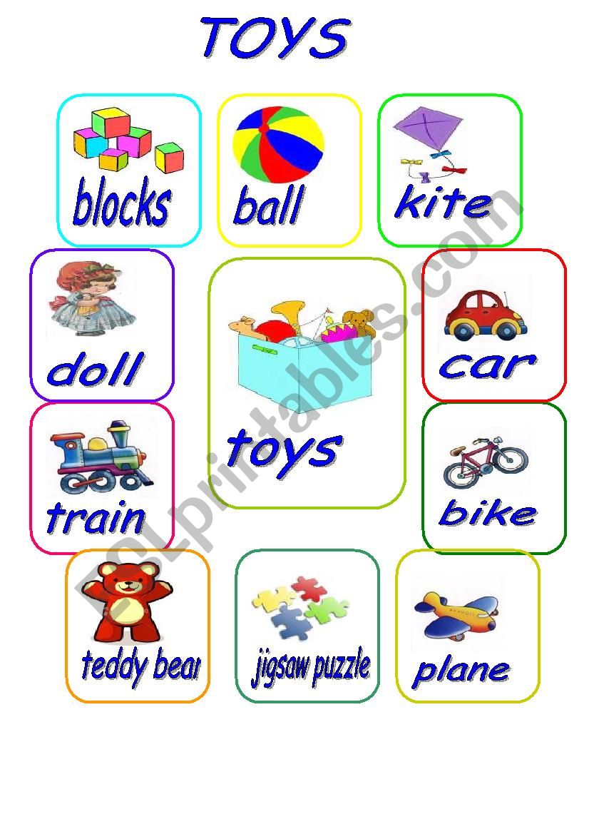 toys worksheet