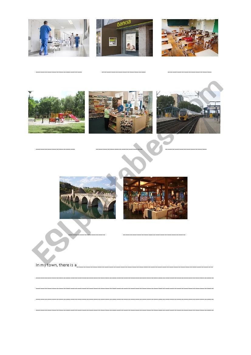 The town worksheet